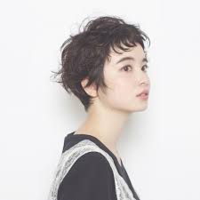 丸顔さん 小顔見せ ベリーショート似合わせスタイル特集 hair ショート パーマ パーマ ショートボブ