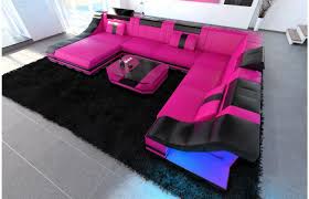 Xxl Wohnlandschaft Turino Leder Design Wohnlandschaft