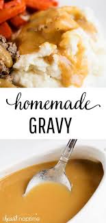 Easy Homemade Gravy 3 Ingredients I Heart Naptime Recipe Homemade Gravy Recipe Easy Homemade Gravy Homemade Gravy