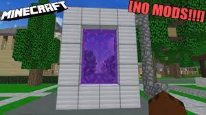 Minecraft portals no mods nintendo switch. Minecraft How To Make A Portal To Heaven No Mods Youtube