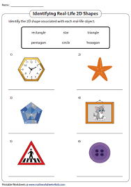 Worksheets, lesson plans, activities, & more for teachers and parents. 2d Shapes In Real Life Worksheets Shape Tracing Worksheets 2d Shapes Real Life