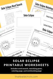 Path map, animation, and local times. Free Printable Solar Eclipse Worksheet Pack Homeschool Giveaways
