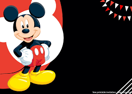 All too colorful and all too joyous, you can never go wrong with this legendary disney theme. Free Mickey Mouse Splish Splash Invitation Template Free Printable Birthday Invitation Templates Bagvania