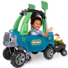 Gently used tell me more. Go Green Cozy Truck With Trailer Little Tikes
