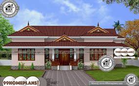 Three bedroom house plan and elevation with two options. 3 Bedroom House Plans Kerala Single Floor Traditional Nalukettu Veedu