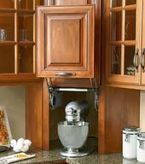 Kitchen corners pose a special challenge for cabinetry. 8 Corner Appliance Garage Ideas Appliance Garage Kitchen Remodel Kitchen Design
