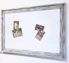 Large White Framed Dry Erase Board 41 X29 Rustic Barn Wood Magnetic Whiteboard Kitchen Magnet Board Large W Magnetic White Board White Magnet Barn Wood Frames