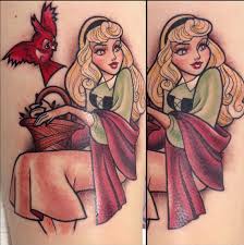 Briar Rose Aurora By Ly Aleister From 7thcircle Tattoo Brisbane Imgur Disney Sleeping Beauty Princess Aurora Tattoo Disneytattoo Instagram Beauty