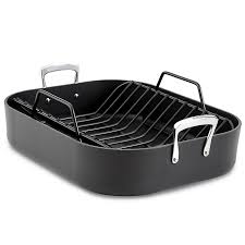 Essentials nonstick cookware set, 12 piece. All Clad B1 Hard Anodized Nonstick Roaster With Rack Bed Bath Beyond