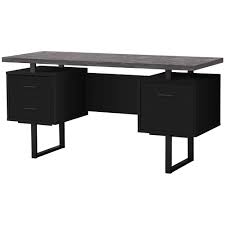 Shop office desks at the warehouse. Modern Desks Markham Black Grey Desk Eurway Modern