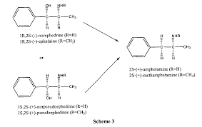 Herstellung von methamphetamin mit err. Preparation Of Amphetamines From Phenylpropanolamines Patent 1442006