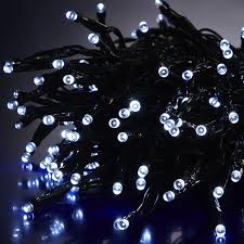 19.9m of lights, 1.5m of lead. Battery Operated Led Fairy Lights In Cool White 100 Led S