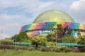 Upon arriving in kuala lumpur, there are strategic locations such as the new terminal bersepadu selatan (tbs) and berjaya times square as other places that you might be interested to explore arethean hou temple, pusat sains negara, batu caves, kuala lumpur butterfly park, mines. Pusat Sains Negara Or The National Science Center Of Malaysia Located In Kuala Lumpur By Ahboon Net Photo Stock Snapwire