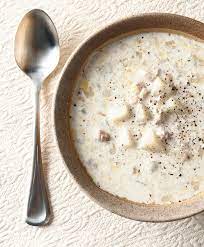 Eventide makes large batches of its chowder in a commissary kitchen in biddeford, maine; New England Clam Chowder Maine Clam Chowder Hank Shaw