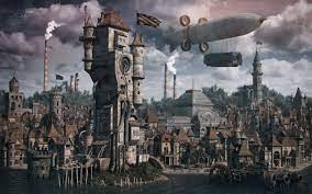 Steampunk 2013 Vladimir Petkovic Steampunk Wallpaper Steampunk City Steampunk Background