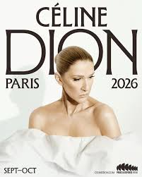 Celine Dion announcing her Paris 2026 residency