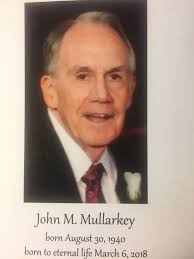 John M. Mullarkey remembered fondly. Today family members and friends came  together to remember and celebrate the life of, truly, a wonderful man.  John has been a staple, a rock… a business
