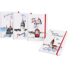 Keskin My City Istanbul Bloknot Cizgili 96 Yaprak 19x25 Cm Nezih
