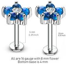 Las mejores ofertas en Bridge/Earl Blanco Stud joyería del cuerpo