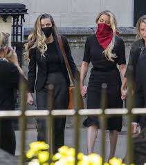 Fendi fall 2019 couture pants. Amber Heard Arriving At Court In London 07 07 2020 Hotcelebrities