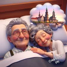 Oma Krümel und Opa Schatzi gehen schlafen und träumen noch von ihrem  Ausflug nach Dresden. Sie wünschen euch eine Gute Nacht @all 🌃 🌃 🌃