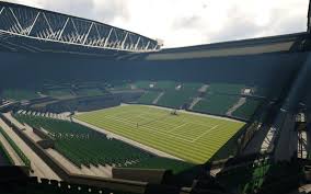 This tennis wallpaper might contain roulette wheel and wheel. Herunterladen Hintergrundbild Rasenplatz Tennis Wimbledon Grossbritannien Tennis Stadion All England Lawn Tennis Club Mit Einer Auflosung Zu Uberwachen 3840x2400 Bilder Auf Dem Desktop
