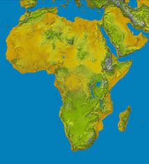 Harta continetului africa vazut din satelit. Africa Wikipedia