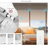 EYB25 12V DC Volt AA Reloadable Tube/Wand Battery Powered Roller Shade  Motor with Remote Control for Motorized Shades - Power Blinds & Shades - ...
