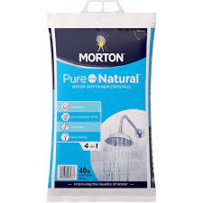 Pure And Natural Water Softener Salt Crystals 40lbs Morton Water Softener Salt Water Softener Softener Salt