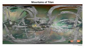 Mountains Of Titan Nasa Solar System Exploration The largest of saturn's moons, titan, is larger than the planet mercury. mountains of titan nasa solar system