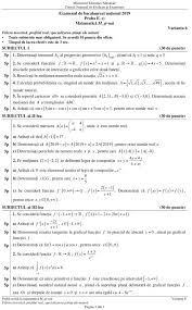 Subiecte bacalaureat 2014 la matematica m_tehnologic sesiunea iunie iulie. Subiecte Bac MatematicÄƒ 2020 Ce Probleme Au Primit Elevii Anul Trecut È™i Cum AratÄƒ Modelele Pentru Anul Acesta