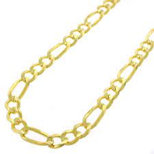 Choose from the wide range of gold plated or toned chains and necklaces for women at great price from myntra. 14k Yellow Gold 6mm Solid Figaro Link Necklace Chains Gold Chain For Men Women 100 Real 14k Gold Capital Jewelry On Sale Overstock 14742166