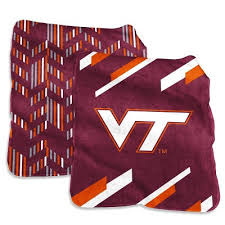 Repair is necessary when the heating an electric blanket contains integrated electrical heating wires. Virginia Tech Fleece Throw Target