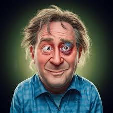 Floating eye comic panel (circa 20th century).