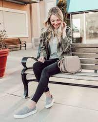 Pair denim and gray shoes for an outfit that works in many different situations. 18 Best Grey Slip On Sneaker Outfits Ideas Outfits Casual Outfits Cute Outfits
