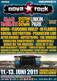 Limited edition online at www.musicticket.at und www.oeticket.com. Nova Rock 2011 11 06 2011 3 Days Nickelsdorf Burgenland Austria Concerts Metal Calendar