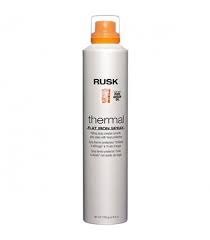 These iron splashes are like warmers. Rusk Thermal Flat Iron Spray 281 Ml