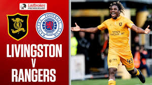 Rangers have won four and drawn two of their last six games. Livingston 1 0 Rangers Menga Strike Shocks Rangers Ladbrokes Premiership Youtube