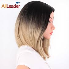 This style differs from the other popular style of balayage hair color. Alileader Ombre Short Straight Hair Wigs Women S Bob Style Wig Cosplay Heat Resistant Synthetic Brown Blonde Blue Pink Black Wig Synthetic None Lace Wigs Aliexpress