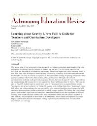 For the following problems, show all work and write the answers in the correct blank. Pdf Learning About Gravity I Free Fall A Guide For Teachers And Curriculum Developers