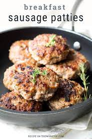 Homemade Breakfast Sausage Patties - Easy Recipe | The Worktop