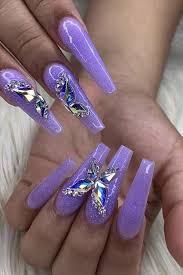 Black And Purple Butterfly Nails Natural Butterfly Nails Design For Long Nails 2020 Fashion Girl S Blog In 2020 Butterfly Nail Designs Butterfly Nail Butterfly Nail Art