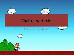 Mario Bros Template Powerpoint Templates 4 Presentation