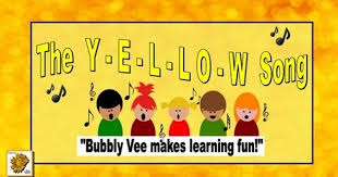 The Color Yellow Song Soothing Song For Children Bubbly Vee Youtube Learning Colors Homeschool Programs Homeschool Preschool