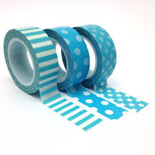 Blue Dots Stars And Stripes Washi Tape Set Of 3 15mmx10m Rolls Wt0085s Washi Tape Set Washi Tape Washi