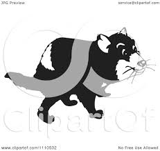 Tasmanian devil clipart free download! Clipart Black And White Tasmanian Devil Royalty Free Vector Illustration By Dennis Holmes Designs 1110502