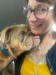 Step-daughter brings dog to bbq