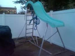 Aboveground pools are smaller, so they cost less by using less water and chemicals. Above Ground Pool Slide Pinning This As A Diagram For Building Our Own Backyard Pool Landscaping Above Ground Pool Slide Backyard Pool