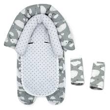 Go By Goldbug Clouds Duo Car Seat Head Support And Strap Set Baby Car Seats Car Seats Baby Car