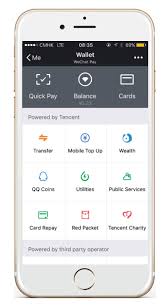 Wechat Wallet App Home Screen Quick Pay App Home